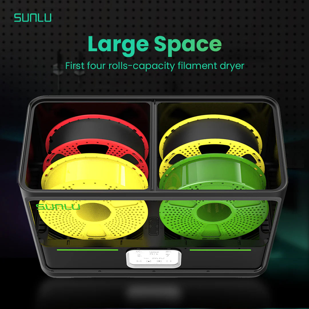 Sunlu S4 Filament Dryer for 3D Printers (Bambu Lab, Prusa, Creality)