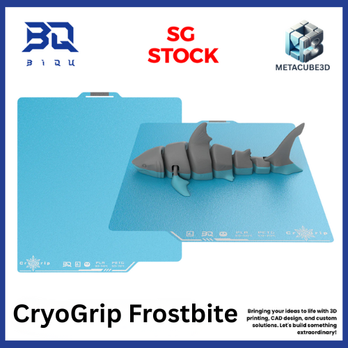 [SG STOCK] BIQU Panda BuildPlate CryoGrip Frostbite for Bambu X1/P1/A1/A1Mini/H2D 3D Printers