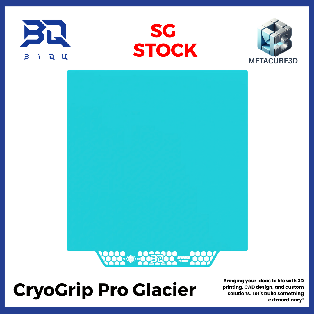 [SG STOCK] BIQU Panda BuildPlate CryoGrip Frostbite for Bambu X1/P1/A1/A1Mini/H2D 3D Printers