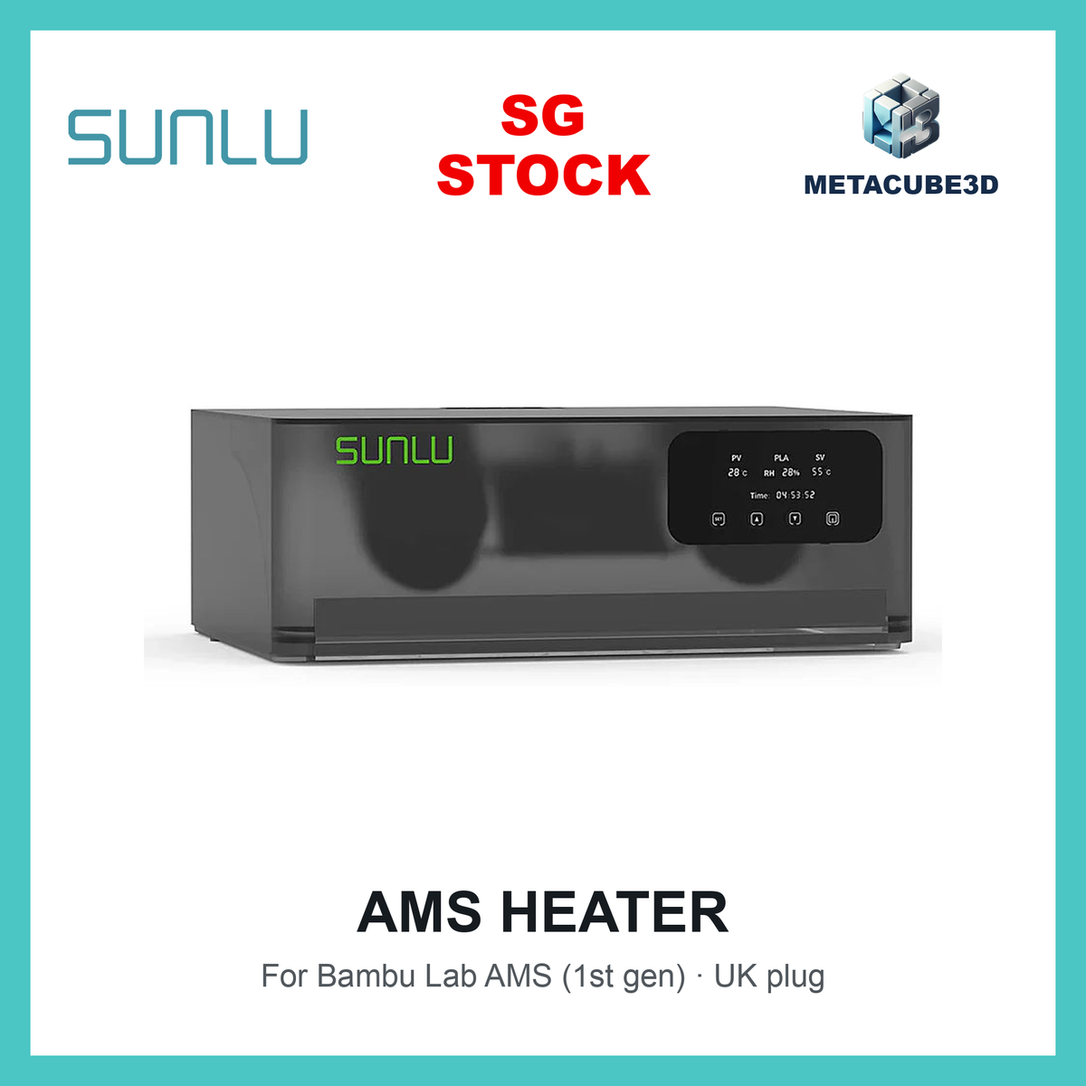 SUNLU AMS Heater — SG Stock — MetaCube3D cover