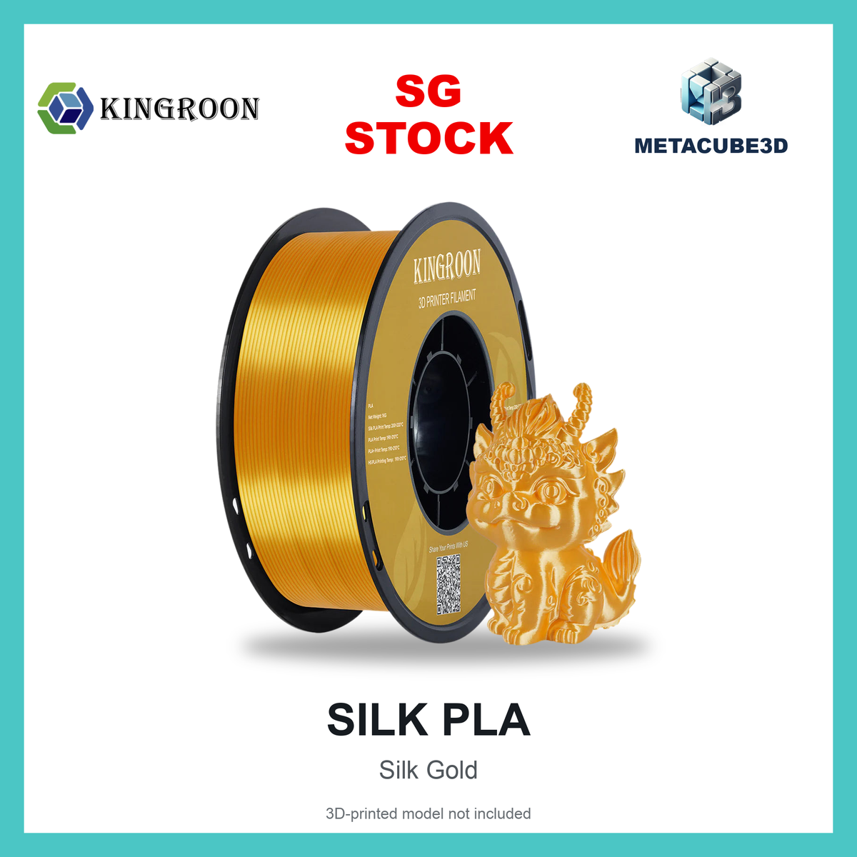 [SG Stock] KINGROON Silk PLA — SG Stock — MetaCube3D cover