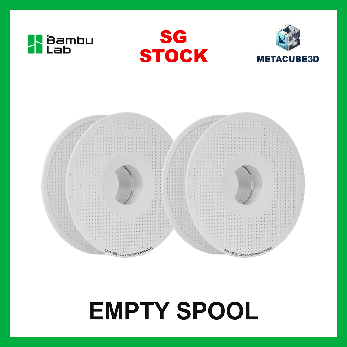 Bambu Lab Empty Spool — SG Stock — MetaCube3D cover