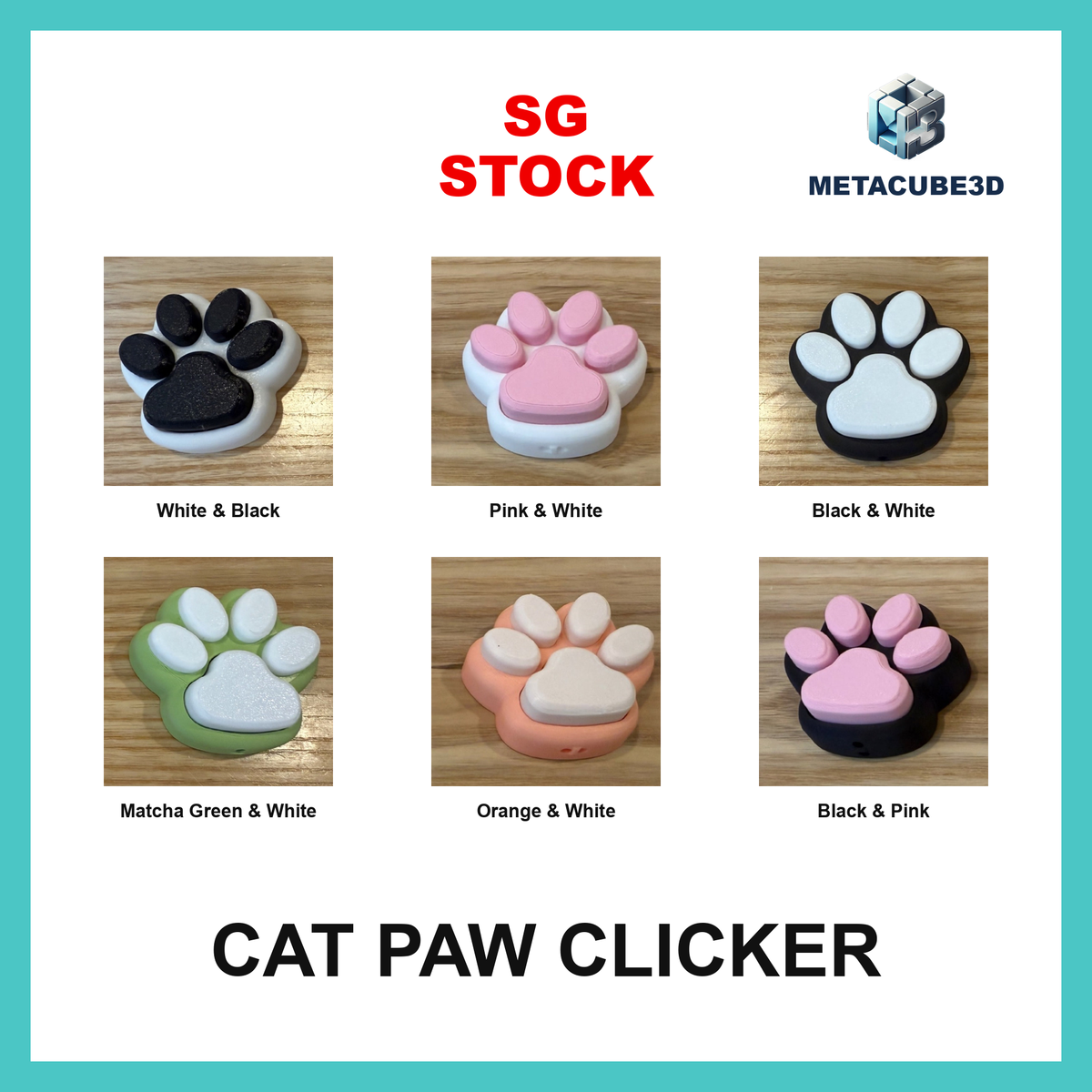 Cat Paw Destress Clicker — SG Stock — MetaCube3D cover